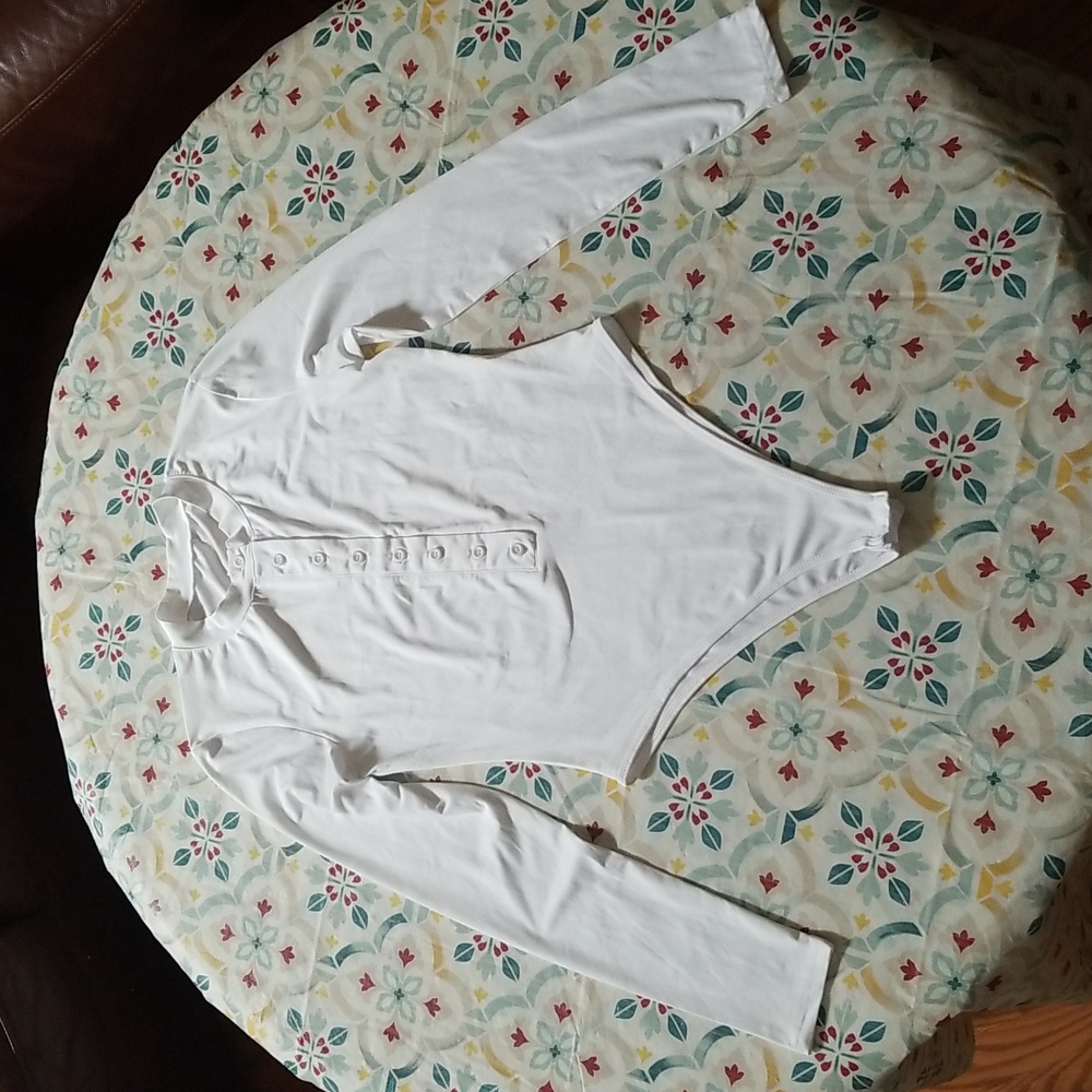 White Bodysuit - Size Small